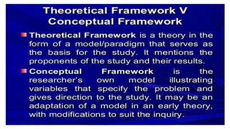 Theoretical Framework Vs Conceptual Model Webframes Org