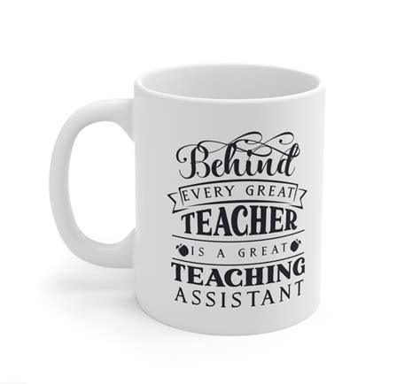 Svg Behind Every Great Teacher Is A Great Teaching Assistant Etsy