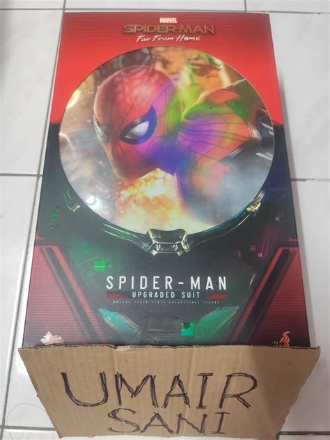 Hot Toys Spider Man Upgraded Suit Hobbies Toys Toys Games On Carousell