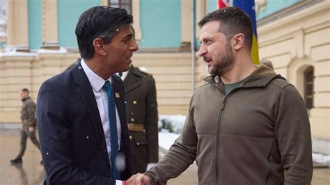 Ukraine war: Rishi Sunak meets Zelenskyy in Kyiv for first time since ...