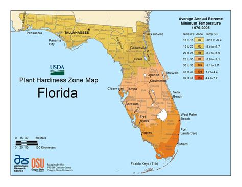 State Maps Of Usda Plant Hardiness Zones