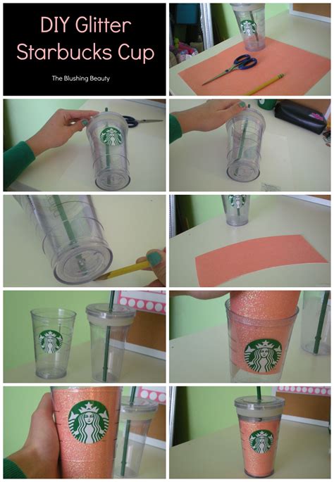 DIY Customized Starbucks Cup Starbucks Diy Easy Handmade Gifts