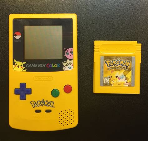 Pokemon Yellow Special Pikachu Edition Gameboy Color From The