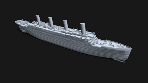 Rms Titanic Version D Model By Vandragon De F Sketchfab Hot Sex Picture