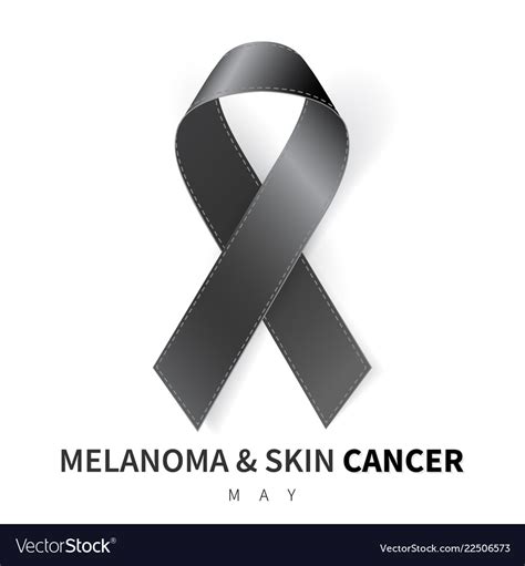 Melanoma and skin cancer awareness month Vector Image