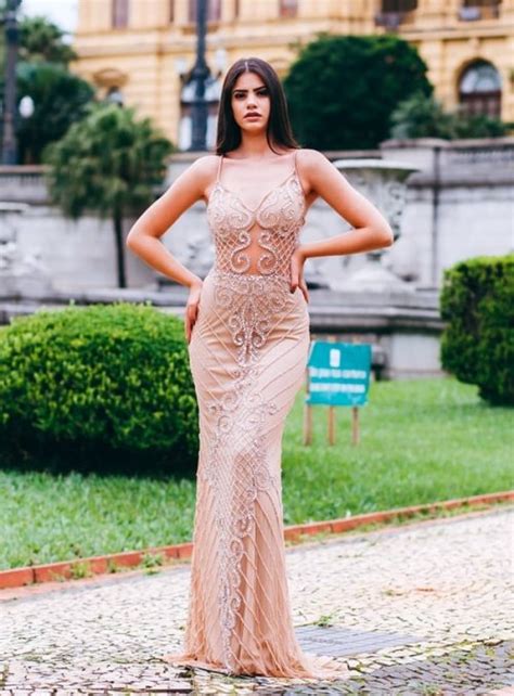 Inspira Es De Vestido Nude Pronta Pra Festa