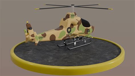 Military Helicopter Model - TurboSquid 2207264