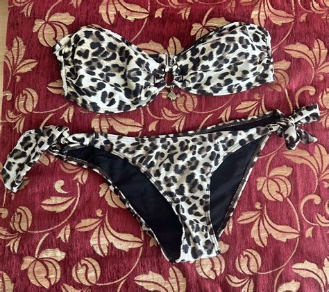 YES OR NO Bikini Gr Leopardenmuster Braun Schwarz Top Zu Kaufen Auf Ricardo