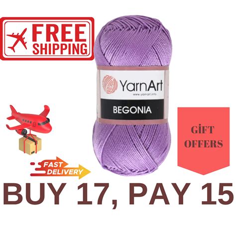 Yarnart Begonia New Color Yarn Bikini Yarn Doll Yarn Soft Yarn Fingering Beach Yarn 100