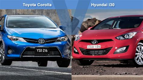 Toyota Corolla Vs Hyundai I Review Carsguide