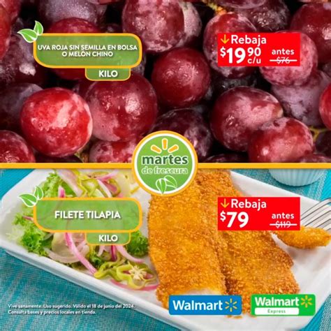 Folleto Martes De Frescura Walmart De Junio