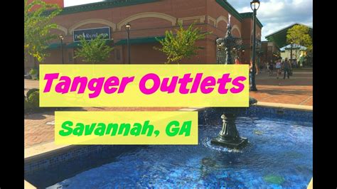 Tanger Outlets I 95 Savannah Georgia Youtube