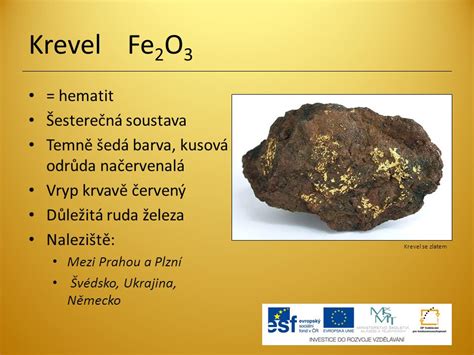 P Mineralogie Oxidy Autor Mgr Drahom Ra Kalandrov Ppt St Hnout