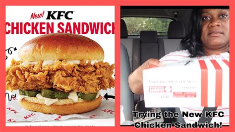 First Time Trying KFC US Spicy Chicken Sandwich Ingastv Kfc