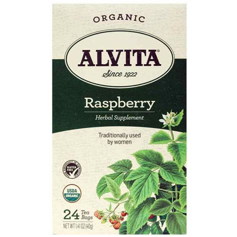 Raspberry Leaf Organic Tea Alvita Teas