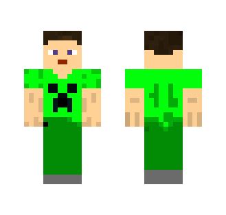 Download Young Steve With Creeper Minecraft Skin for Free. SuperMinecraftSkins