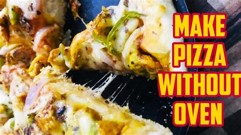 Pizza Without Oven Ibab Kitchen Easy Chicken Pizza Recipe گھر پر پیزا بنانا اب بہت آسان