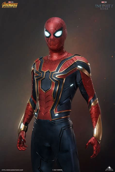 AVENGERS INFINITY WAR Ultra Realistic Spider Man Statue From Queen