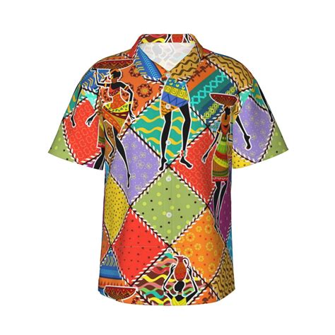 Kll Mens Hawaiian Shirt Short Sleeve Button Down Beach Shirts Dancing