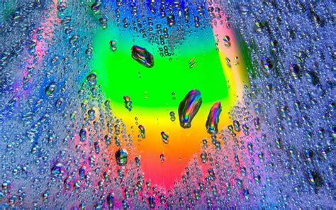 Rainbow Water Drops Wallpapers Wallpaper Cave