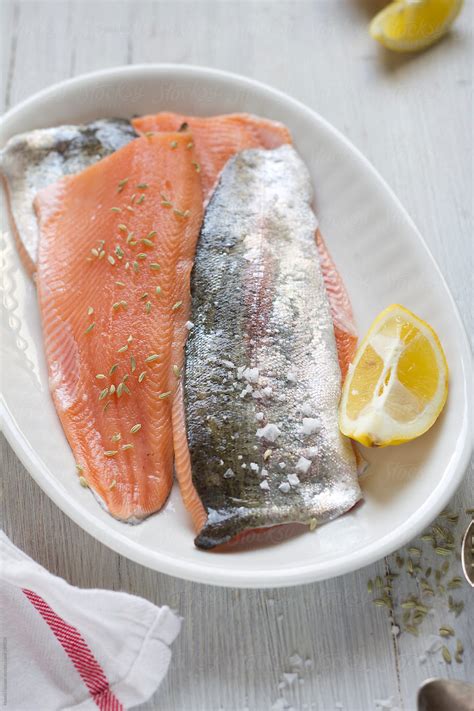 Salmon Trout Fillet By Stocksy Contributor No Mi Hauser Stocksy