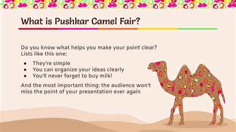 Pushkar Camel Fair | Google Slides & PowerPoint