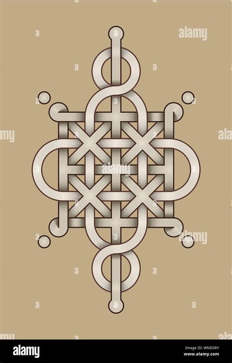 Vector Illustration Of A Celtic Knot Mystic Decorative Symbol With