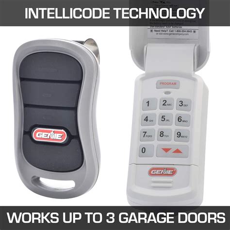 🔥 Genie Genuine Accessories Bundle Combo Pack 3 Button Garage Door Opener Remote And Wireless