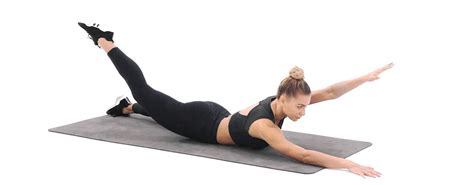 Упражнение Лодочка (супермен) техника выполнения | MuscleFit