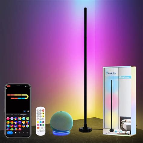 Ytdrgb Led Floor Lamp Corner Lamp Compatible With Alexa Corner Floor