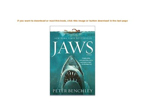 P.D.F_EPUB Jaws A Novel '[Full_Books]'