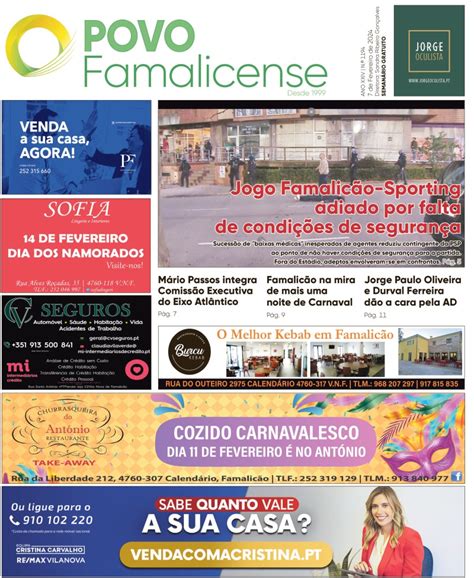 O Povo Famalicense Jornal Gratuito Entrada