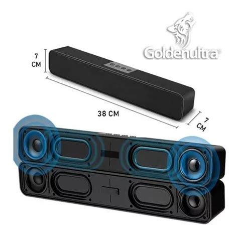 Caixinha De Som Amplificada Bluetooth Mini Soundbar Potente