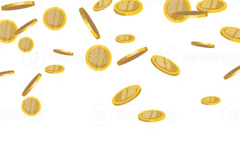 falling gold coins money 13722191 PNG