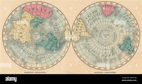 Northern Hemisphere Map Hi Res Stock Photography And Images Alamy