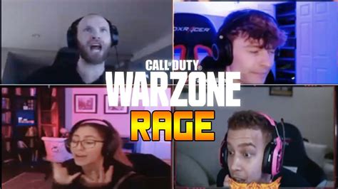 Cod Warzone Ultimate Rage Compilation Youtube