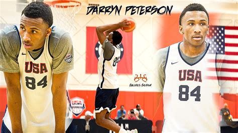 Darryn Peterson 5 Guard With A Dominant Performance Winning Gold