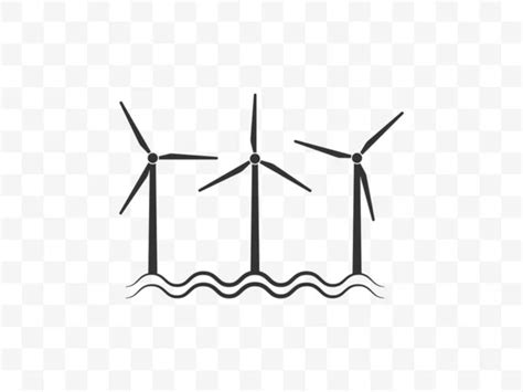 Wind Energy Wind Turbine Icon Vector Illustration Flat Design Stock Image Everypixel