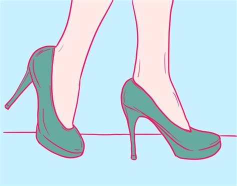 Как ходить на каблуках