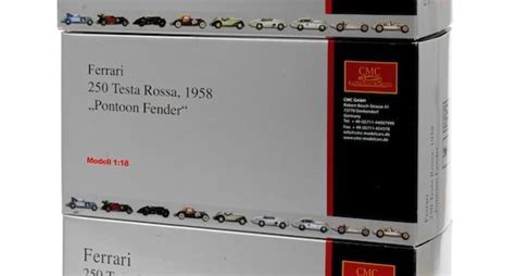 Three Boxed 1 18 Scale 1958 250 Ferrari Testa Rossa Pontoon Fender