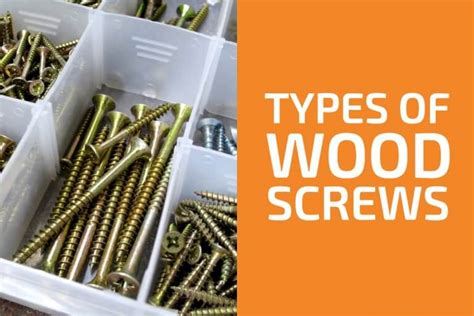 6 Different Types Of Wood Screws And Their Usecases Handyman S World