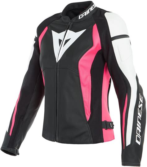 Dainese Nexus Lady Leather Jacket Blackpinkwhite Ab 43995