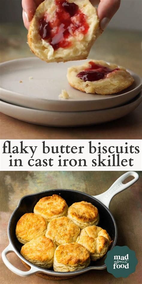 Flaky Butter Biscuits In Cast Iron Skillet Mad About Food Artofit