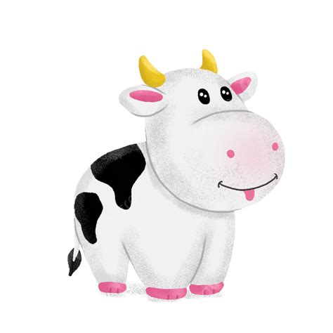 Cute Cow Illustration, Cute Cow, Animal Clipart, Cartoon Cow PNG Transparent Clipart Image and ...