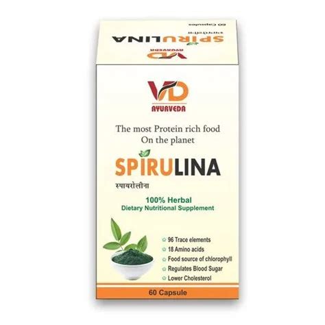 Spirulina Capsule Packaging Type Box At Rs 460 Box In Sangrur ID