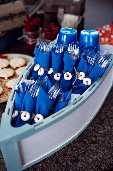 Nautical Birthday Party Ideas | Photo 20 of 42 | Catch My Party