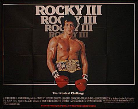 Rocky III Original 1982 U.S. Subway Movie Poster - Posteritati Movie ...