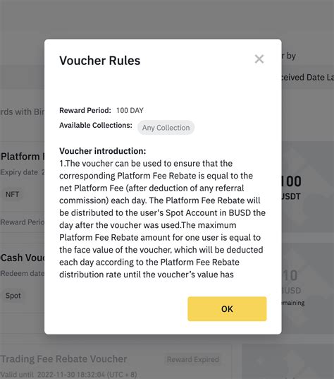 How To Redeem Trading Fee Rebate Voucher And Platform Fee Rebate