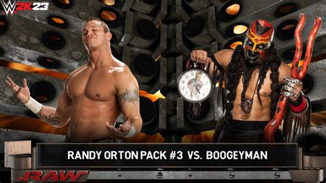 Full Match Randy Orton Vs Boogeyman Raw WWE 2K23 YouTube