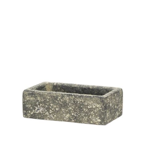 Slate Light Grey Trough Garden Pots Planters Apta